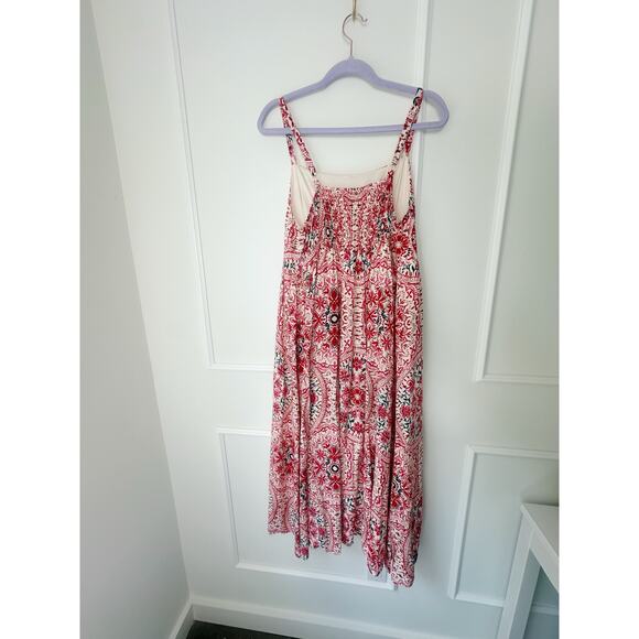 Torrid Square Neck Boho Print Sundress Midi Length Size 10 - Picture 4 of 12